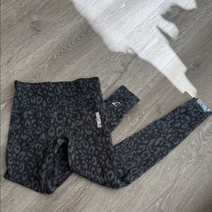 Gymshark Charcoal Leopard Leggings